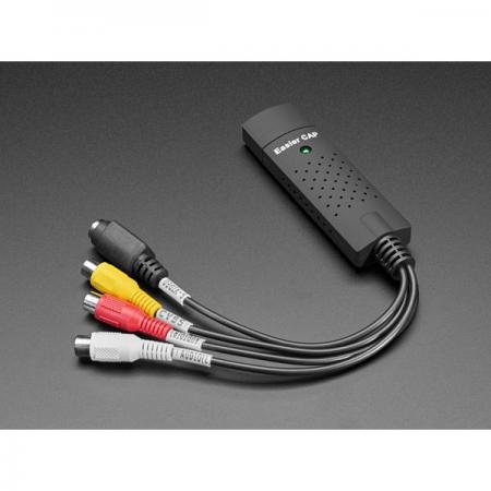 디바이스마트,커넥터/PCB > I/O 커넥터 > 젠더류 > RCA 젠더,Adafruit,RCA NTSC or PAL or S-Video Input to USB 2.0 Capture Adapter [ada-4715],아날로그 NTSC, PAL 비디오 신호를 컴퓨터가 인식 할 수 있는 디지털 형식으로 변환 / USB 2.0 캡처 어댑터
