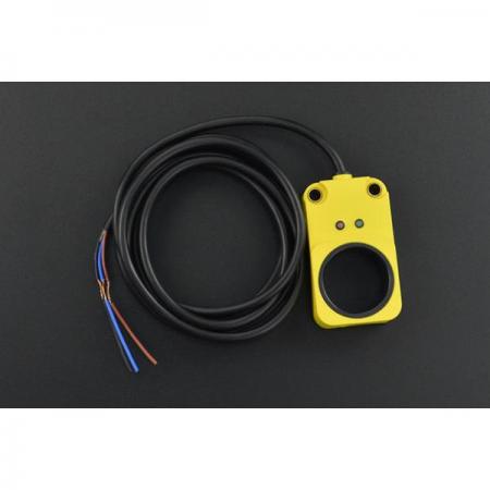 디바이스마트,센서 > 근접/라이다/레이다센서 > 근접센서 > 근접센서(기타 브랜드),DFROBOT,Ring Inductive Proximity Sensor (30mm Hole Diameter) [FIT0764],전압: 6-36V / 구멍 직경: 30mm / 감지 거리: 10mm / 탐지 대상: 금속 / 철사 길이: 약 2m / 작동 온도 및 습도: -25℃~65℃, 35-95%HR / 스위치 주파수: 300Hz