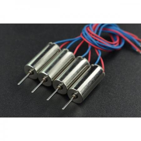 디바이스마트,기계/제어/로봇/모터 > 모터류 > DC모터 > 마이크로DC모터,DFROBOT,4PCS Coreless Micro Motor (7*16mm) [FIT0793],정격 전압: 3.7V / 정격 전류: 70mA / 속도: 50000rpm / 모터 길이: 16mm/0.63" / 모터 직경: 7mm/0.28"