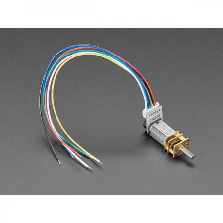 디바이스마트,기계/제어/로봇/모터 > 모터류 > DC모터 > 소형DC모터,Adafruit,N20 DC Motor with Magnetic Encoder - 6V with 1:50 Gear Ratio [ada-4638],N20 DC 모터 / 인코더 / 기어비 : 1:50 / 6V / 마그네틱 휠 / 횰 효과 센서