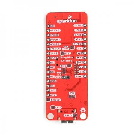 디바이스마트,MCU보드/전자키트 > 통신/네트워크 > 와이파이,SparkFun,SparkFun Thing Plus - DA16200 [WRL-19696],DA16200 모듈 / WiFi SoC칩 / 802.11b/g/n 라디오 / MAC / 최대 4개의 12비트 ADC 채널 / 28 PTH 핀 / 전압: 2.1V ~ 3.6V / 온도: -40 ~ 85°C / KC인증