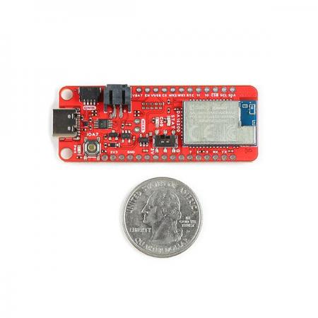 디바이스마트,MCU보드/전자키트 > 통신/네트워크 > 와이파이,SparkFun,SparkFun Thing Plus - DA16200 [WRL-19696],DA16200 모듈 / WiFi SoC칩 / 802.11b/g/n 라디오 / MAC / 최대 4개의 12비트 ADC 채널 / 28 PTH 핀 / 전압: 2.1V ~ 3.6V / 온도: -40 ~ 85°C / KC인증