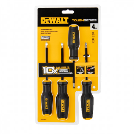 디바이스마트,수공구/전자공구/전동공구 > 작업공구 > 드라이버류 > 드라이버세트,디월트,스크류드라이버 4 PCS 세트 DWHT65101,구성: 십자 PH1, 십자 PH2, 일자 5mm, 일자 6.5mm