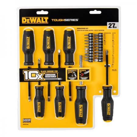 디바이스마트,수공구/전자공구/전동공구 > 작업공구 > 드라이버류 > 드라이버세트,디월트,스크류드라이버 27 PCS 세트 DWHT65104,범용 드라이버 6pcs 와 멀티비트 20pcs 세트 / 자석 팁으로 빠르고 단단한 고정작업이 가능​