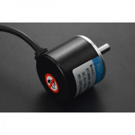 디바이스마트,센서 > 포지션센서 > 로터리엔코더,DFROBOT,Incremental Photoelectric Rotary Encoder - 400P/R [SEN0230],공급 전압: 4.8V ~ 24v / 인코더 본체 크기: Φ39× 36.5mm / 출력 샤프트 직경: Φ6 × 13mm / 외부 샤프트 플랫폼: Φ20 × 4.85mm