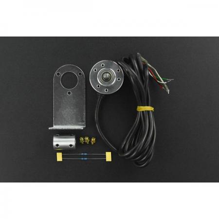 디바이스마트,센서 > 포지션센서 > 로터리엔코더,DFROBOT,Incremental Photoelectric Rotary Encoder - 400P/R [SEN0230],공급 전압: 4.8V ~ 24v / 인코더 본체 크기: Φ39× 36.5mm / 출력 샤프트 직경: Φ6 × 13mm / 외부 샤프트 플랫폼: Φ20 × 4.85mm