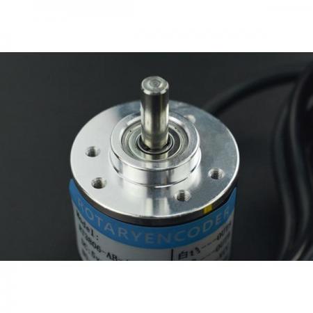 디바이스마트,센서 > 포지션센서 > 로터리엔코더,DFROBOT,Incremental Photoelectric Rotary Encoder - 400P/R [SEN0230],공급 전압: 4.8V ~ 24v / 인코더 본체 크기: Φ39× 36.5mm / 출력 샤프트 직경: Φ6 × 13mm / 외부 샤프트 플랫폼: Φ20 × 4.85mm