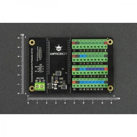 디바이스마트,MCU보드/전자키트 > 전원/신호/저장/응용 > 인터페이스/먹서,DFROBOT,Terminal Block Board for FireBeetle 2 ESP32-E IoT Microcontroller [DFR0923],외부 전압 입력: 7-24V / 스크린 포트: GDI / 포트 표시기 색상: 파란색, 빨간색 / 기본 ON 포트 표시기: 5V, 3.3V, D0, D1, D5, D6, A4, RST / 치수(패키지 제외): 61 x 93.5mm/2.40 x 3.68"