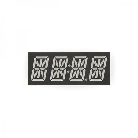 디바이스마트,LED/LCD > FND/도트매트릭스 > FND(세그먼트LED) > FND 모듈,SparkFun,14-Segment Alphanumeric Display - Blue [COM-21216],14 세그먼트 디스플레이 / 파란색 / 모든 종류의 숫자,문자 및 기호 표시 가능 / 양극 / 최대 순방향 전압 : 3.6V / 연속 순방향 전류 20mA / 크기 : 40mm x 11.95mm