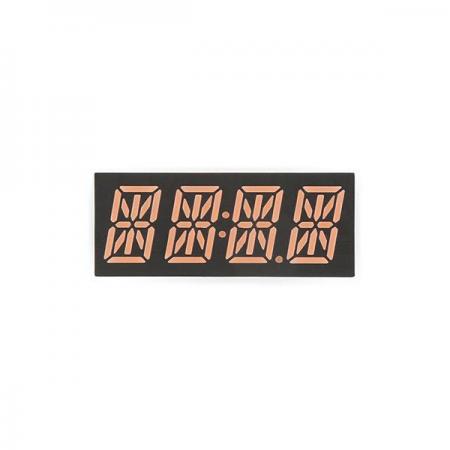 디바이스마트,LED/LCD > FND/도트매트릭스 > FND(세그먼트LED) > FND 모듈,SparkFun,14-Segment Alphanumeric Display - Purple [COM-21215],14 세그먼트 디스플레이 / 보라색 / 모든 종류의 숫자,문자 및 기호 표시 가능 / 양극 / 최대 순방향 전압 : 3.6V / 연속 순방향 전류 20mA / 크기 : 40mm x 11.95mm