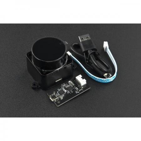 디바이스마트,센서 > 근접/라이다/레이다센서 > 라이다(LiDAR)/레이저센서,DFROBOT,DTOF LD19 Laser LiDAR Sensor Kit (12m) [SEN0547],범위 주파수: 4500Hz / 스캔 주파수: 10Hz / 측정 분해능: 15mm / 스캔 범위: 360°