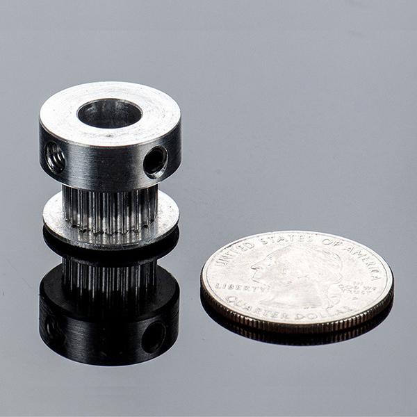 Aluminum GT2 Timing Pulley - 6mm Belt - 20 Tooth - 8mm Bore [ada-1252]