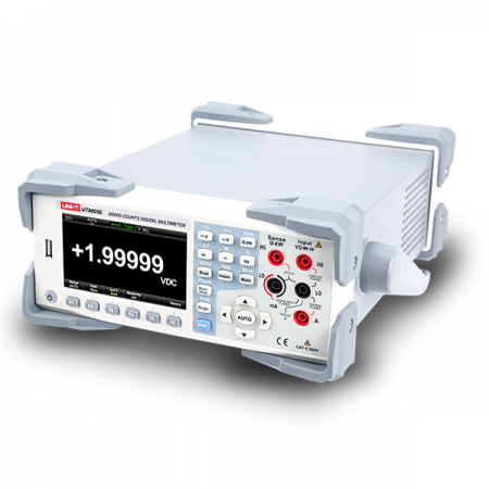 디바이스마트,계측기/측정공구 > 전기/전자 계측기 > 탁상형멀티미터,UNI-T,디지털 멀티미터 UT8805E,20000카운트, 최대 5K rdgs/s/, 주파수 100KHz, 4.3인치 TFT LCD,  DC전압 오차율 0.015%, true RMS 디지털 멀티미너