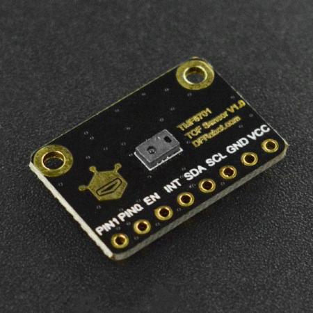 디바이스마트,MCU보드/전자키트 > 센서모듈 > 라이다/거리/초음파/라인 > 거리/근접센서,DFROBOT,Fermion: TMF8701 ToF Distance Ranging Sensor (10-600mm) (Breakout)[SEN0429],작동 전압: 2.7~3.3V / 작동 전류: 