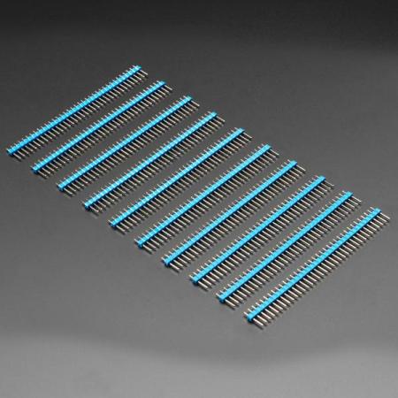디바이스마트,커넥터/PCB > 핀헤더/IC 소켓 > 핀헤더 > 2.54mm pitch 핀헤더,Adafruit,Break-away 0.1' 36-pin strip male header - Blue - 10 pack [ada-4150],36핀 / 0.1피치 분리형 수 헤더 10개 / 파랑색 10개