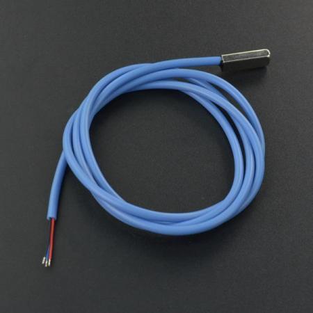 디바이스마트,MCU보드/전자키트 > 센서모듈 > 온도/습도 > 온도센서,DFROBOT,Waterproof SMD DS18B20 Digital Temperature Sensor[SEN0511],작동 전압: 3~5.5V / 측정 온도 범위: -10~+85°C / 작동 온도 범위: -55~+125°C(-67~257°F) / 철사 온도 저항: -55~+125°C / 결선방법 : 적색 -VCC, 흑색 -GND, 청색 -DATA