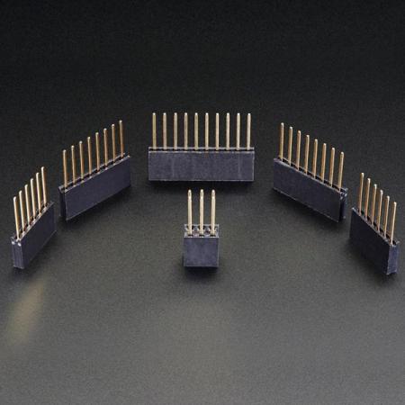디바이스마트,커넥터/PCB > 핀헤더/IC 소켓 > 핀헤더소켓 > 2.54mm pitch 헤더소켓,Adafruit,Shield stacking headers for Arduino (R3 Compatible) [ada-85],아두이노용 실드 스태킹 헤더 / R3, 레오나르도 호환 / 2.54mm 피치