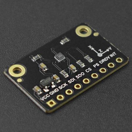 디바이스마트,MCU보드/전자키트 > 센서모듈 > 가속도/자이로/지자기센서 > 지자기센서,DFROBOT,Fermion: BMM150 Triple Axis Magnetometer Sensor (Breakout) [SEN0419],전원 공급 장치: 3.3V / 해상도: 0.3μT / Zero-B 오프셋: ±40μT/±2μT(소프트웨어 최적화) / 비선형성: 