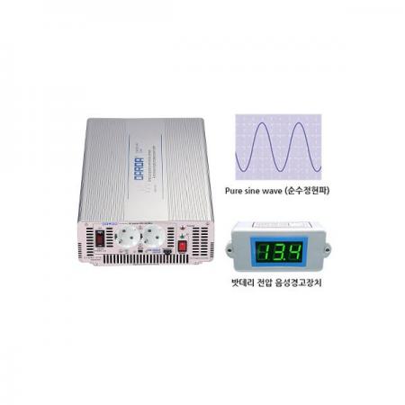 디바이스마트,전원/파워/배터리 > 인버터 > 순수정현파(입력12V) 인버터,DARDA,다르다 순수정현파 인버터 DK1225A [DC12V-2500W],P&K / 입력전압 12VDC / 순수정현파 출력 전압 220VAC / 정격출력 2500W / 인버터 / 캠핑용 차량용으로 소문난 그 제품