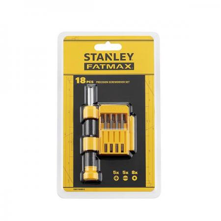 디바이스마트,수공구/전자공구/전동공구 > 작업공구 > 드라이버류 > 드라이버세트,스탠리,18 PCS 정밀 드라이버 세트 FMHT60089-8,다용도 구성 / 이중재질 그립 / 3.5mm x 45mm 양용 비트 9개 (18pcs날)