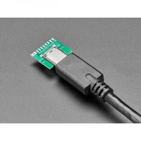 디바이스마트,MCU보드/전자키트 > 통신/네트워크 > USB관련,Adafruit,USB Type C Socket - SMT Inline Breakout Board [ada-4396],SMT 인라인 브레이크아웃 보드 / USB C타입 소켓 / 크기 : 17.0mm x 15.6mm x 3.2mm