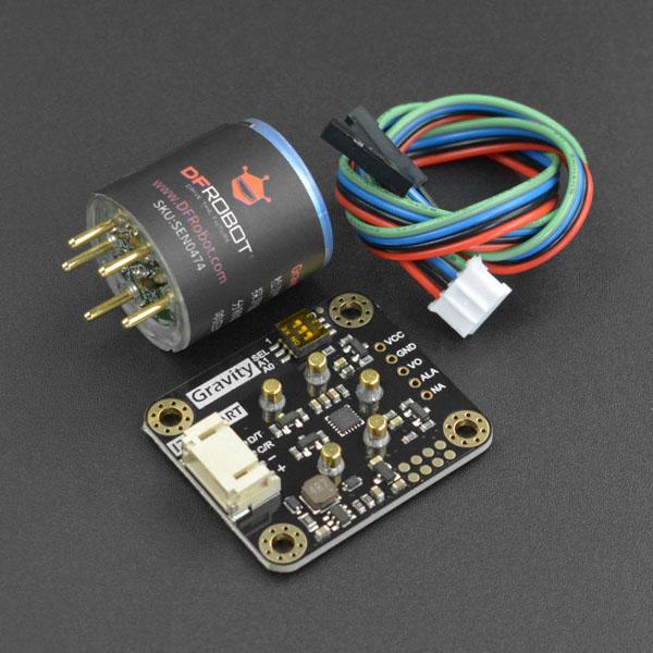 Gravity: HCL Sensor (Calibrated) - I2C & UART[SEN0474]