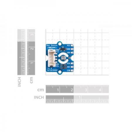 디바이스마트,MCU보드/전자키트 > 센서모듈 > 먼지/가스/연기/불꽃 > 가스/공기질/연기센서,Seeedstudio,Grove-Temperature, Humidity, Pressure and Gas Sensor(BME688) [114992989],치수 : 24mm*20mm*9.9mm / 작동 전압 : 3.3V/V / 작동 범위 : -40~+85℃; 0-100% RH; 300-1100hPa / 습도 절대 정확도 : ± 3%rH (20-80%rH,25℃) / 압력 절대 정확도 : ± 0.6hPa(300-1100hPa, 0-65℃)