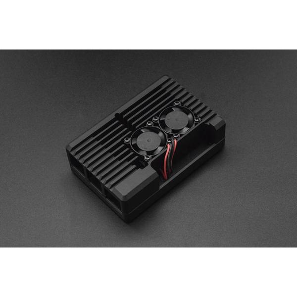 Armor Case With Dual Fans(2510) for Raspberry Pi 4 [FIT0715]