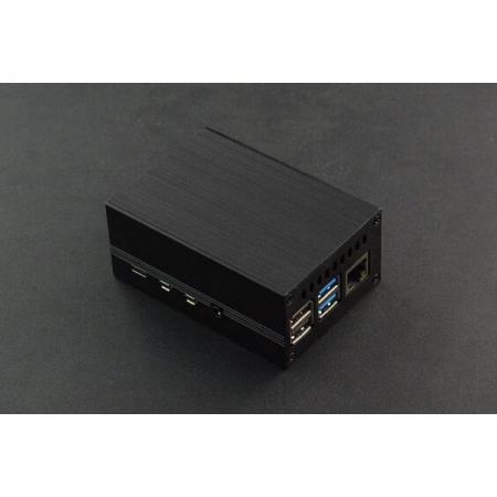 디바이스마트,오픈소스/코딩교육 > 라즈베리파이 > 라즈베리파이 케이스,DFROBOT,Metal Heatsink Case for Raspberry Pi 4 [FIT0675],차원: 92*64*40mm/3.62*2.52*1.57" / 자료: 알루미늄 합금 / 팬 전압: DC 5V