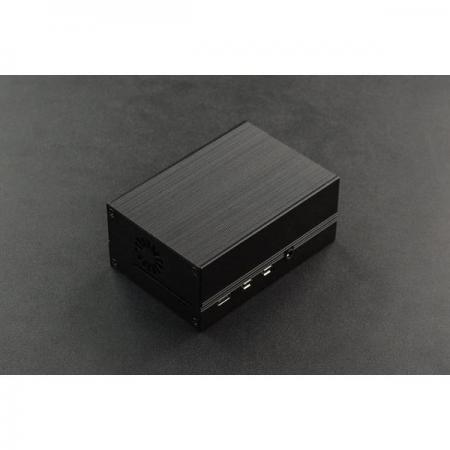 디바이스마트,오픈소스/코딩교육 > 라즈베리파이 > 라즈베리파이 케이스,DFROBOT,Metal Heatsink Case for Raspberry Pi 4 [FIT0675],차원: 92*64*40mm/3.62*2.52*1.57" / 자료: 알루미늄 합금 / 팬 전압: DC 5V