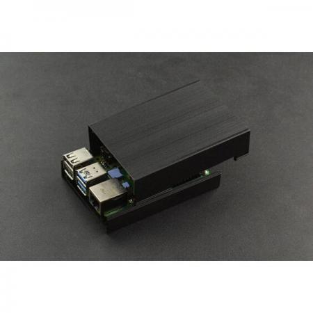 디바이스마트,오픈소스/코딩교육 > 라즈베리파이 > 라즈베리파이 케이스,DFROBOT,Metal Heatsink Case for Raspberry Pi 4 [FIT0675],차원: 92*64*40mm/3.62*2.52*1.57" / 자료: 알루미늄 합금 / 팬 전압: DC 5V