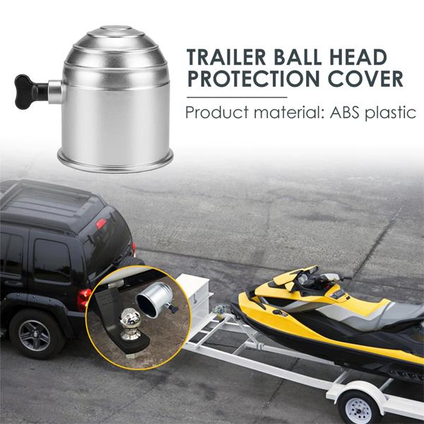 트레일러 견인 볼 커버 풀림방지 나사 포함 (실버) [TYE-TA018]