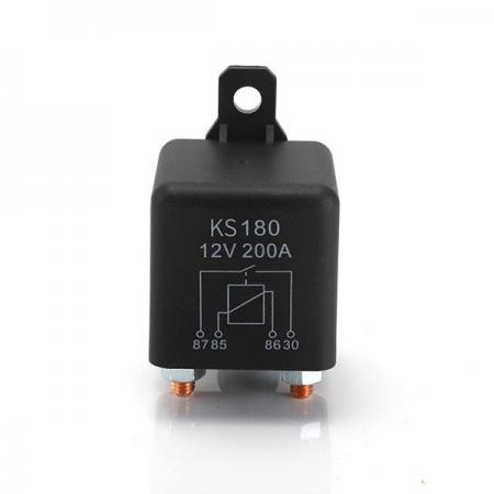 디바이스마트,EV 전기차/캠핑카/그린에너지 > 스위치/커넥터/릴레이 > 릴레이,SMG,KS180 차량용 릴레이 (12V 250A) [TYE-RL492],12V 250A / 4핀 / 76*43*43mm / NO