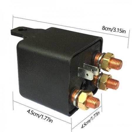 디바이스마트,EV 전기차/캠핑카/그린에너지 > 스위치/커넥터/릴레이 > 릴레이,SMG,연속형 차량용 시동 릴레이 (200A 4P 24V) [TYE-RL496],200A 4P 24V / 45*45*80mm