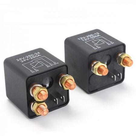 디바이스마트,EV 전기차/캠핑카/그린에너지 > 스위치/커넥터/릴레이 > 릴레이,SMG,연속형 차량용 시동 릴레이 (250A 4P 24V) [TYE-RL500],250A 4P 24V / 45*45*80mm