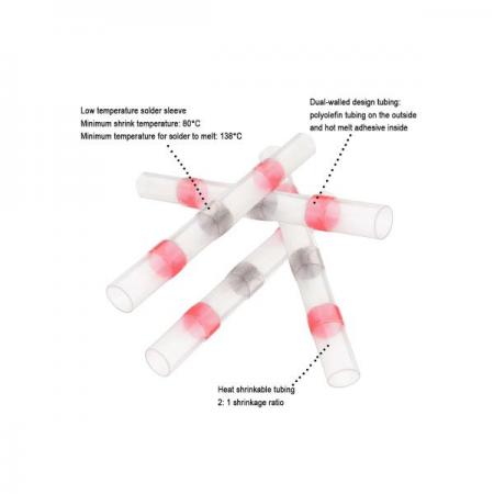 디바이스마트,케이블/전선 > 전기자재/배선자재 > 슬리브 > 솔더 슬리브,SMG,솔더 슬리브 4종 200개입 키트 [TYE-SW003],솔더 슬리브 키트 / 26-10AWG / IP66 / 최대 600V