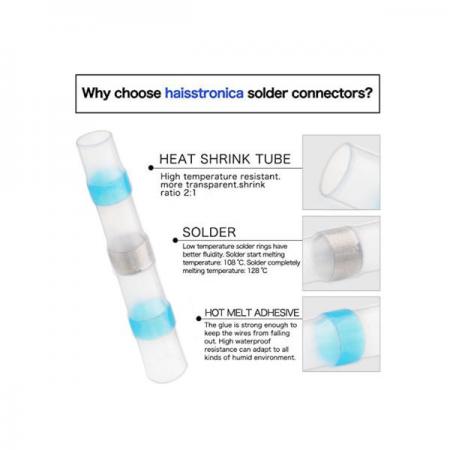 디바이스마트,케이블/전선 > 전기자재/배선자재 > 슬리브 > 솔더 슬리브,SMG,솔더 슬리브 4종 200개입 키트 [TYE-SW003],솔더 슬리브 키트 / 26-10AWG / IP66 / 최대 600V