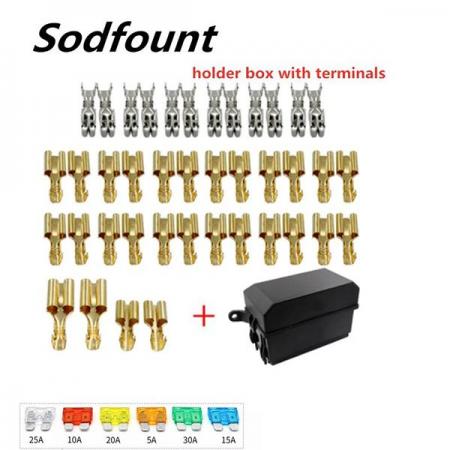 디바이스마트,EV 전기차/캠핑카/그린에너지 > 전선/전기용품 > 퓨즈/퓨즈박스,SMG,릴레이 퓨즈 정션박스 6way (퓨즈, 단자 포함),릴레이 퓨즈 홀더 / 6way / 퓨즈 포함 / 릴레이 미포함★ / 70*120*90mm