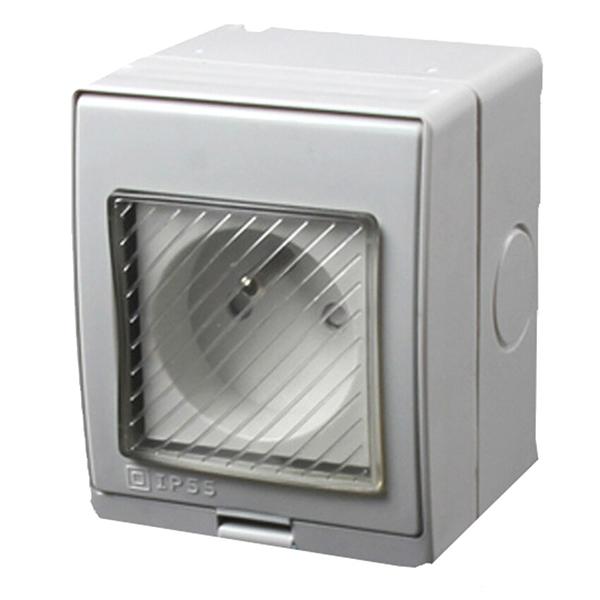 매립형 방수 콘센트 1구 커버포함 [TYE-WPS13]