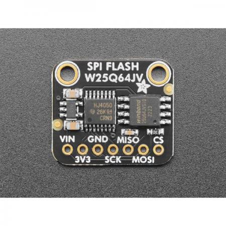 디바이스마트,MCU보드/전자키트 > 전원/신호/저장/응용 > SD/TF/메모리,Adafruit,Adafruit SPI FLASH Breakout - W25Q64 - 64 MBit / 8 MByte [ada-5636],W25Q64 - 64Mbit / 8MByte / 플래시 브레이크 아웃 / 레벨 시프팅 3V, 5V / littleFS 또는 FAT와 같은 파일 시스템으로 포맷 가능