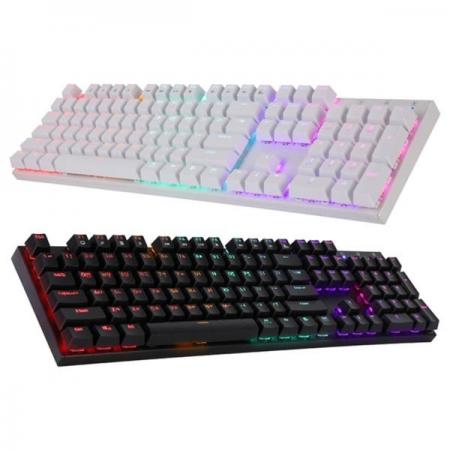 디바이스마트,컴퓨터/모바일/가전 > 키보드/마우스 > 키보드 > 유선 기계식키보드,앱코,유선 기계식 키보드, Hacker K640 레인보우 LED 축교환, 청축 [블랙/USB],오테뮤 축교환스위치 (OUTEMU) / 동시키 입력 / 무한키 입력 / 멀티미디어 / 윈도우잠금키 / 전체잠금키 / 다색 LED 백라이트 / LED 투영 키캡 / 구성품 : K640 본품, 키캡리무버, 스위치 리무버, 메뉴얼, PC방 전용 스티커, 청소용 브러쉬