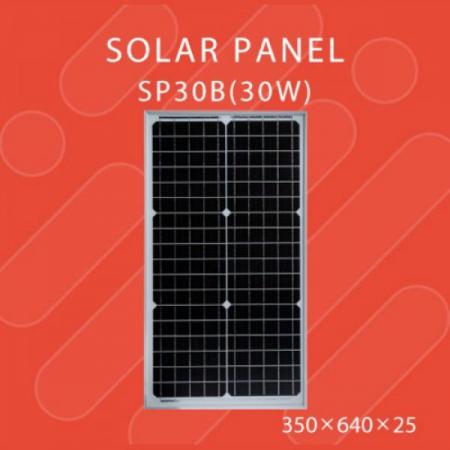 디바이스마트,전원/파워/배터리 > 솔라패널 > 18V,해온솔라,HR-SP30B(30W),30W 단결정 태양광패널 / Vmp: 18V
