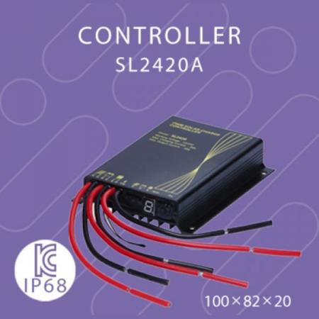 디바이스마트,전원/파워/배터리 > 솔라패널 > 충전 컨트롤러,해온솔라,SL2420A,납축용 20A/방수형
