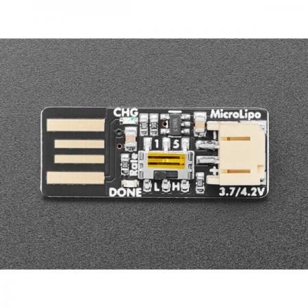 디바이스마트,MCU보드/전자키트 > 전원/신호/저장/응용 > 충전/배터리/전원,Adafruit,Adafruit Micro Lipo - USB LiIon/LiPoly charger - v2 [ada-1304],LiPoly/LiIon용 마이크로-리포 충전기 / 100mA 모드, 500mA 모드 변경 가능 / 2핀 JST 케이블