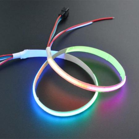 디바이스마트,LED/LCD > LED 인테리어조명 > LED 스트립,DFROBOT,5V RGB Programmable LED Strip (50cm) [FIT0750],정격 전압: 5V / 정격 전력: ≤12W / LED 유형: SK6812 / 빔 각도: 180°