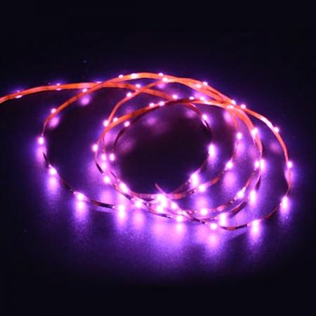 디바이스마트,LED/LCD > LED 인테리어조명 > LED 스트립,DFROBOT,5V Flexible LED Strip (60 LEDs) - Purple [FIT0840],정격 전압: 5V / 정격 전력: 최대 4W / LED 수량: 미터당 60개 LED / 길이: 1m