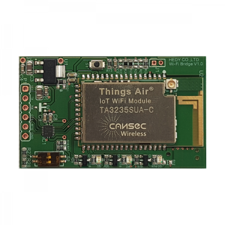 디바이스마트,MCU보드/전자키트 > 통신/네트워크 > 와이파이,헤디,WiFiBridge – 5GHz/2.4GHz Dual Band UART ↔ WiFi 변환 모듈,WiFiBridge 모듈은 5Ghz/2.4GHz 듀얼밴드를 지원하는 유무선(UART↔WiFi) 통신 변환 모듈로 기존 UART 통신단자에 연결하여 유선으로 통신(디버깅)하던 불편함을 간편하게 무선 통신으로 전환 가능한 제품입니다. 고객 요구사항에 맞춘 개발 납품도 가능합니다.