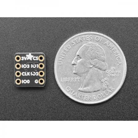 디바이스마트,MCU보드/전자키트 > 전원/신호/저장/응용 > SD/TF/메모리,Adafruit,Adafruit QSPI DIP Breakout Board - W25Q16 - 16 MBit 2 MByte - W25Q16JVSSIQ [ada-5632],W25Q16JVSSIQ / 16MBit 2MByte / 최대 16MByte(128Mbit) 메모리를 제공할 수 있는 외부 QSPI 플래시 메모리 칩이 연결