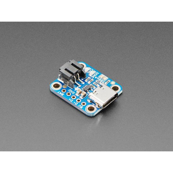 Adafruit Micro-Lipo Charger for LiPoly Batt with USB Type C Jack [ada-4410]