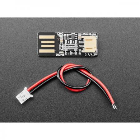 디바이스마트,MCU보드/전자키트 > 전원/신호/저장/응용 > 충전/배터리/전원,Adafruit,Adafruit Micro Lipo - USB LiIon/LiPoly charger - v2 [ada-1304],LiPoly/LiIon용 마이크로-리포 충전기 / 100mA 모드, 500mA 모드 변경 가능 / 2핀 JST 케이블